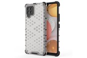Mobil - Deksel og etui - Hurtel Honeycomb Case Armor Cover with TPU Bumper for Samsung Galaxy A42 5G Transparent - 5907769325212