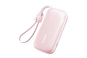 Nødlader - Baseus EnerFill FC21 Qpow 3 Ultra 20000mAh 22.5W Powerbank with Display and Cable Included - Pink - 20000 mAh - E0027M02