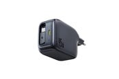 Mobil - Adaptere og ladere - Baseus EnerCore CJ11 45W Wall Charger with USB-C Port and Retractable USB-C Cable - Black - E0120G00