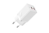 Mobil - Adaptere og ladere - Baseus GaN5 Pro 40W 2xUSB-C Wall Charger - White - P10110804217-Z1