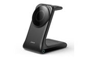 Mobil - Adaptere og ladere - Joyroom JR-W15 Wireless Charger 3 in 1 Charging Station with MagSafe - Black - JR-W15