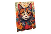 Puslespill - Creative Craft Group Wooden Puzzle Cat - Unique Shapes - 130 pcs. Tre - 400094