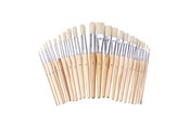 Hobbyartikler - Colorations - Wooden Brushes 24 pcs. - FULLSET