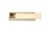 Skoleutstyr - Creativ Company Wooden Pencil Case with Sliding Lid - 56414