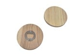Treleker - Playwood Wooden Bottle Opener Round 9.5cm - SL0404