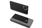 Mobil - Deksel og etui - Hurtel Clear View Case Cover for Samsung Galaxy A22 4G Black - 5907769330698