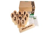 Hagespill - Molkky GO Pinewood Throwing Game with 12 Cones - 60595