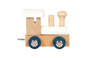 Treleker - Small Foot - Wooden Letter Train Polar - Locomotive White - 12 - 12570-display12