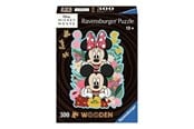Puslespill - Ravensburger Wooden Jigsaw Puzzle Mickey Mouse & Minnie Mouse 300 pcs. Tre - 120007623