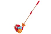Babyleker - Hape Lilly Vogel Wooden Push Stick with Sound - E0353