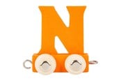Treleker - Small Foot - Wooden Letter Train Orange - N - 12 pieces - 10364-display12