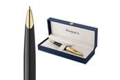 Skrive- & Tegneverktøy - Waterman Carène 'The Opera Collection' Black & Gold G.T. Ballpen M Blue ink - 2225143