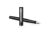 Skrive- & Tegneverktøy - Waterman Allure Black Lacquer Fountain pen F Blue ink 1-Blister - 2225503