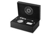 Skrive- & Tegneverktøy - Parker Duofold Legacy of Flight Collection C.T. Fountain pen F 18K Gold nib Black ink + Convertor - 2227804