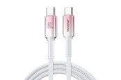 USB - Joyroom S-A42 Crystal-Clear Series 60W USB-C - USB-C cable 1.2m - white - S-A42_CC_W