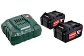Batterier & Ladere - Metabo Starter Kit 2 x 4.0 Ah (685050000) - 685050000