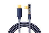 USB - Joyroom Gaming Cable S-CL020A6 Lightning (angled) / USB-C (straight) 20W 1.2 m - blue - S-CL020A6B