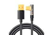 USB - Joyroom Gaming Cable S-UC027A6 USB-C (angled) / USB-A (straight) 3A 1.2 m - black - S-UC027A6