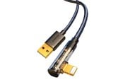 USB - Joyroom Gaming Cable S-UL012A6 Lightning (angled) / USB-A (straight) 2.4A 1.2 m - black - S-UL012A6