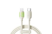 USB - Joyroom S-A53 30W USB-C - Lightning Cable with Fluorescent Tip 2m - Beige - S-A53_CL_2
