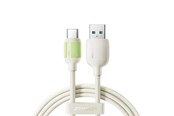 USB - Joyroom S-A53 3A USB-A - USB-C Cable with Fluorescent Tip 1.2m - Beige - S-A53_AC_1