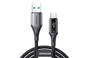USB - Joyroom S-A60 StarTalk 3A USB-A - USB-C cable 1.2m - black - S-A60 A-C 3A 1.2m black