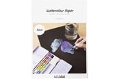 Kreative leker - Creativ Company Watercolor paper A4 230g - Black 15 pcs. - 22111