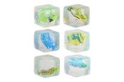 Leketøy - Johntoy Slow Rise Glitter Cube with Fish - 24625