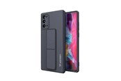 Mobil - Deksel og etui - Wozinsky Kickstand Case Silicone Case with Stand Samsung Galaxy Note 20 Case Navy Blue - 9111201941113