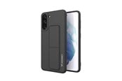 Mobil - Deksel og etui - Wozinsky  Kickstand Case Silicone Case with Stand Case Samsung Galaxy S21+ 5G Black - 9111201941397