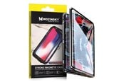 Mobil - Deksel og etui - Wozinsky Full Magnetic Case Magnetic Case 360 Cover Front and Back with Built-in Glass Samsung Galaxy A72 4G Black and Clear - 9111201944152