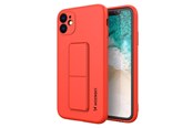 Mobil - Deksel og etui - Wozinsky Kickstand Case Silicone Case with Stand Case for Samsung Galaxy A32 4G Red - 9145576226759