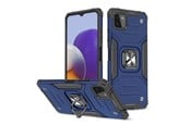 Mobil - Deksel og etui - Wozinsky Ring Armor Armored Hybrid Case Cover + Magnetic Holder Samsung Galaxy A22 4G Blue - 9111201944893