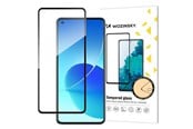 Mobil - Beskyttelsesglass - Wozinsky Super Durable Full Glue Tempered Glass Full Screen With Frame Case Friendly Oppo Reno6 4G Black - 9145576220481
