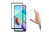 Mobil - Beskyttelsesglass - Wozinsky Full Cover Flexi Nano Glass Film Tempered Glass with Frame Xiaomi Redmi 10 Black - 9145576232347