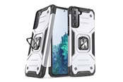 Mobil - Deksel og etui - Wozinsky Ring Armor Armored Hybrid Case Cover + Magnetic Holder Samsung Galaxy S22+ (S22 Plus) Silver - 9145576239735