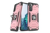Mobil - Deksel og etui - Wozinsky Ring Armor Armored Hybrid Case Cover + Magnetic Holder Samsung Galaxy S22 Ultra Gold - 9145576239797