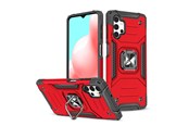 Mobil - Deksel og etui - Wozinsky Ring Armor Armored Hybrid Case Cover + Magnetic Holder Samsung Galaxy A73 Red - 9145576243589