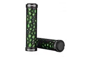 Sykkelutstyr - Rockbros 2017-14AGN bicycle grips - black and green - Rockbros-2017-14AGN