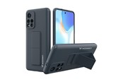 Mobil - Deksel og etui - Wozinsky Kickstand Case Silicone Case with Stand Case for Xiaomi Poco M4 Pro 5G Navy Blue - 9145576247525