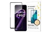 Mobil - Beskyttelsesglass - Wozinsky Super Durable Full Glue Tempered Glass Full Screen Protector with Frame Case Friendly Realme 9 Pro Black - 9145576245798