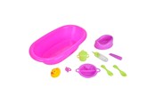 Dukker, Bamser & Utstyr - New Born Baby Doll Bath with Accessories - 105562128