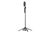 Tripod - Wozinsky Selfie stick WH181-Y1S 1.75 m aluminium alloy telescopic tripod with phone holder - black - 5907769360640