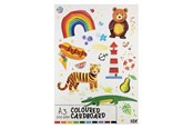 Byggesett - Creative Craft Group Coloured cardboard A3 10 sheets - 10 colours 300 gsm - 110004