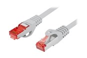 Nettverkskabel - Lanberg PCF6-10CU - patch cable - 2 m - grey - Grå - 2m - PCF6-10CU-0200-S
