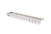 Tilbehør - Lanberg Patch Panel Blank 48-Port 1U 19" FTP for Keystone Modules Grey - PPKS-1248-S