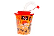 Leketøy - LG-Imports Cup with Lid and Straw Pirate 12 pcs. - 8170