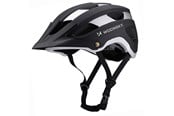 Sykkelutstyr - Wozinsky MTB Bicycle Helmet with Detachable Visor Light 57-62 cm - Black and Silver - 5907769380839