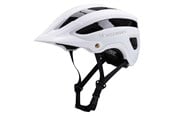 Sykkelutstyr - Wozinsky MTB Bicycle Helmet with Detachable Visor Light L - Black & White - 5907769380853