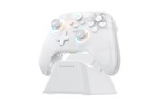 Spill - Tilbehør - Machenike G3 V2 Wireless Gaming Controller with Charging Station - White - Wireless Controller - G3 V2 Tri-mode Controller White(Set)